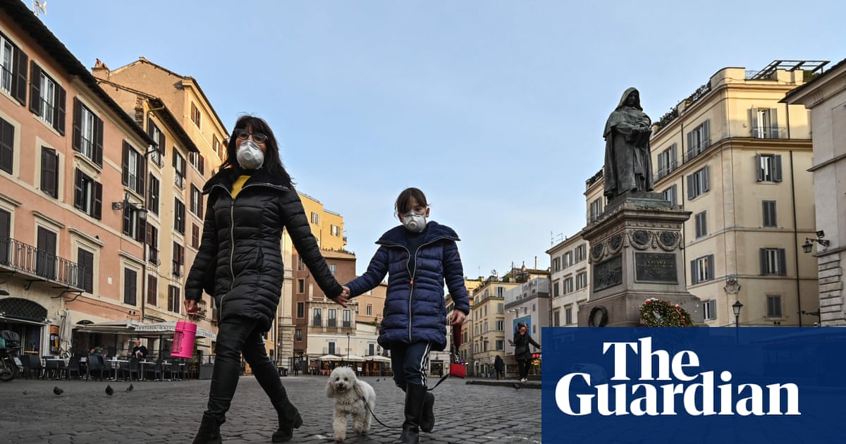 ‘We’re a bit shocked’: Italians on life under coronavirus lockdown