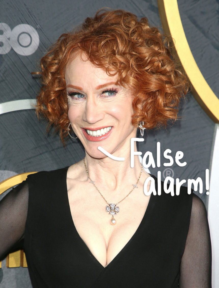 Kathy Griffin Did NOT Have Coronavirus – Details On What Actually Landed Her In The Hospital! – Perez Hilton